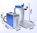 Classical Compact Laser Marking Machine 20W/30W/50W/70W/100W With Working Size100/175/200/300mm